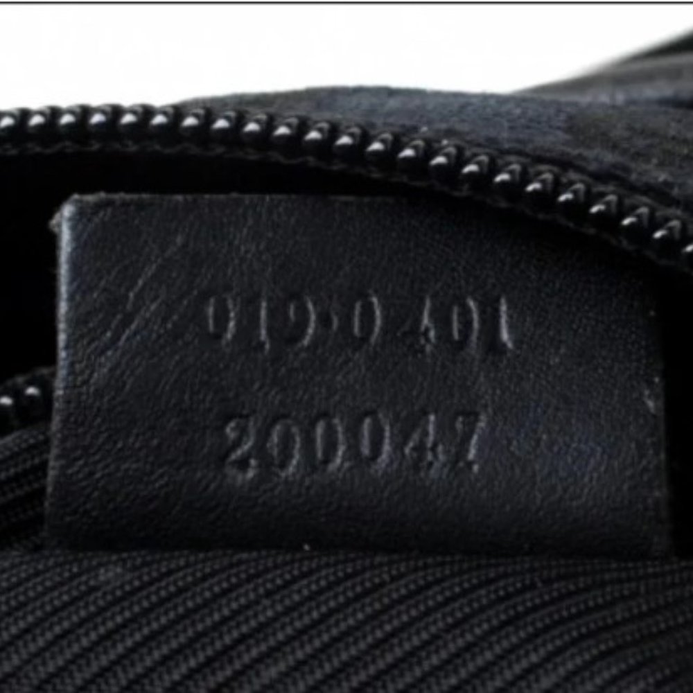 Gucci Monogram Gg Nylon Pocket Shopper Bla… - Picture 9 of 9